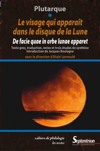 Le visage qui apparaît dans le disque de la lune_cover