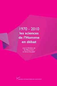 1970-2010 : les sciences de l’Homme en débat_cover