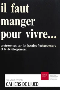 Il faut manger pour vivre…_cover