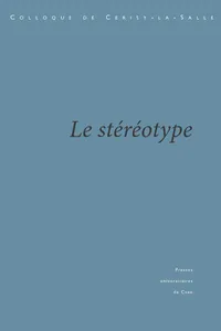 Le Stéréotype_cover