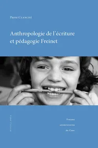 Anthropologie de l'écriture et pédagogie Freinet_cover