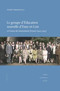 Le groupe d'Éducation nouvelle d'Eure-et-Loir et l'essor du mouvement Freinet_cover