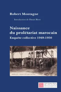 Naissance du prolétariat marocain_cover