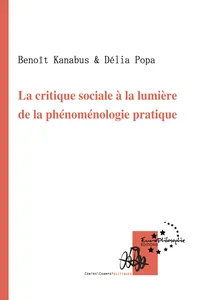 La critique sociale à la lumière de la phénoménologie pratique_cover