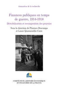 Finances publiques en temps de guerre, 1914-1918_cover