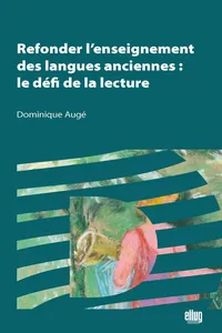 Refonder l'enseignement des langues anciennes_cover