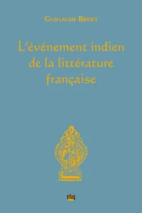 L'événement indien de la littérature française_cover