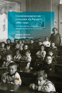 L'enseignement de l'italien en France_cover