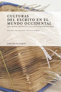 Culturas del escrito en el mundo occidental_cover