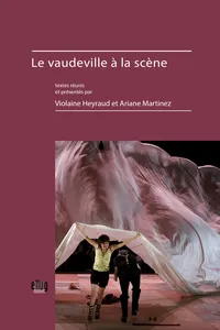 Le vaudeville à la scène_cover