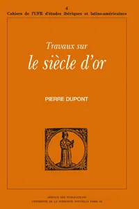 Travaux sur le Siècle d'or_cover