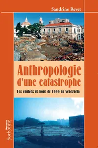 Anthropologie d'une catastrophe_cover