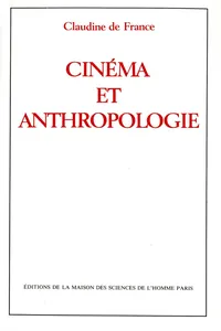 Cinéma et anthropologie_cover