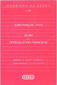 Islam et dérégulation financière_cover