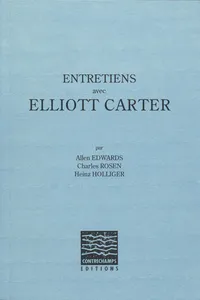 Entretiens avec Elliott Carter_cover