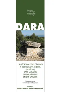 La nécropole des Géandes à Bourg-Saint-Andéol dans le cadre du dolménisme en Bas-Vivarais_cover