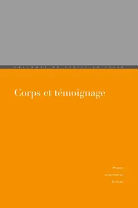 Corps et témoignage_cover