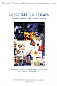 La couleur du temps dans la culture afro-américaine_cover