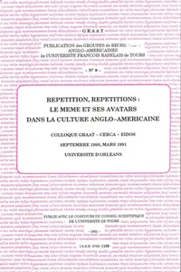 Répétition, répétitions : le même et ses avatars dans la culture anglo-américaine_cover