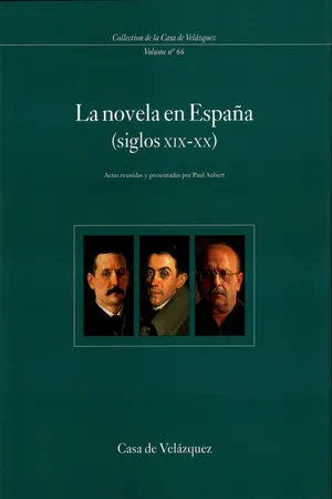 La novela en España (siglos xix-xx)