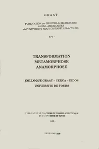 Transformation, métamorphose, anamorphose_cover