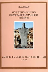 Les statuettes aux parures du sanctuaire de la Malophoros à Sélinonte_cover