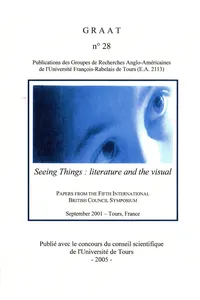 Seeing Things: literature and the visual_cover