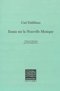 Essais sur la Nouvelle Musique_cover