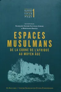 Espaces musulmans de la Corne de l'Afrique au Moyen Âge_cover