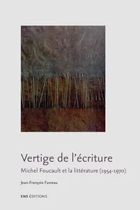 Vertige de l'écriture_cover