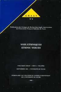 Voix éthniques, ethnic voices. Volume 1_cover