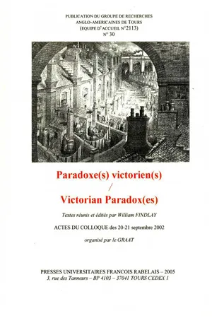 Paradoxe(s) victorien(s) – Victorian Paradox(es)