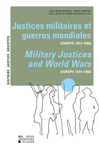 Justices militaires et guerres mondiales_cover