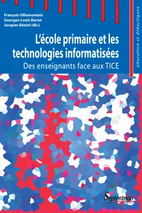 L'école primaire et les technologies informatisées_cover