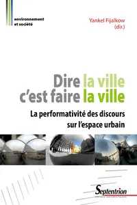 Dire la ville c'est faire la ville_cover