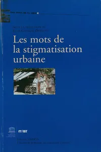 Les mots de la stigmatisation urbaine_cover