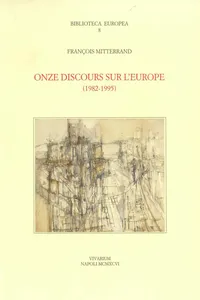 Onze discours sur l'Europe, 1982-1995_cover