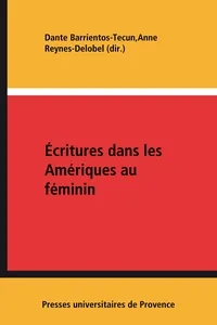 Écritures dans les Amériques au féminin_cover