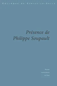 Présence de Philippe Soupault_cover