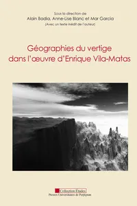 Géographies du vertige dans l'œuvre d'Enrique Vila-Matas_cover