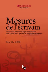 Mesures de l'écrivain_cover