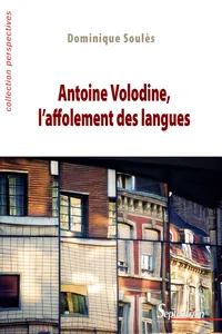 Antoine Volodine, l'affolement des langues_cover