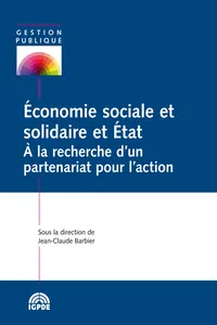 Économie sociale et solidaire et État_cover