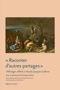 « Raconter d'autres partages ». Littérature, anthropologie et histoire culturelle_cover