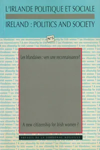 Les Irlandaises : vers une reconnaissance / A New Citizenship for Irish Women?_cover