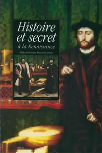 Histoire et secret à la Renaissance_cover