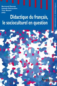 Didactique du français, le socioculturel en question_cover