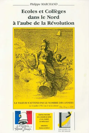 Écoles et collèges dans le Nord à l'aube de la Révolution