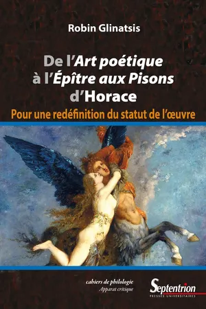 De l'Art poétique à l'Épître aux Pisons d'Horace