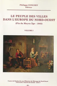 Le peuple des villes dans l'Europe du Nord-Ouest. Volume II_cover